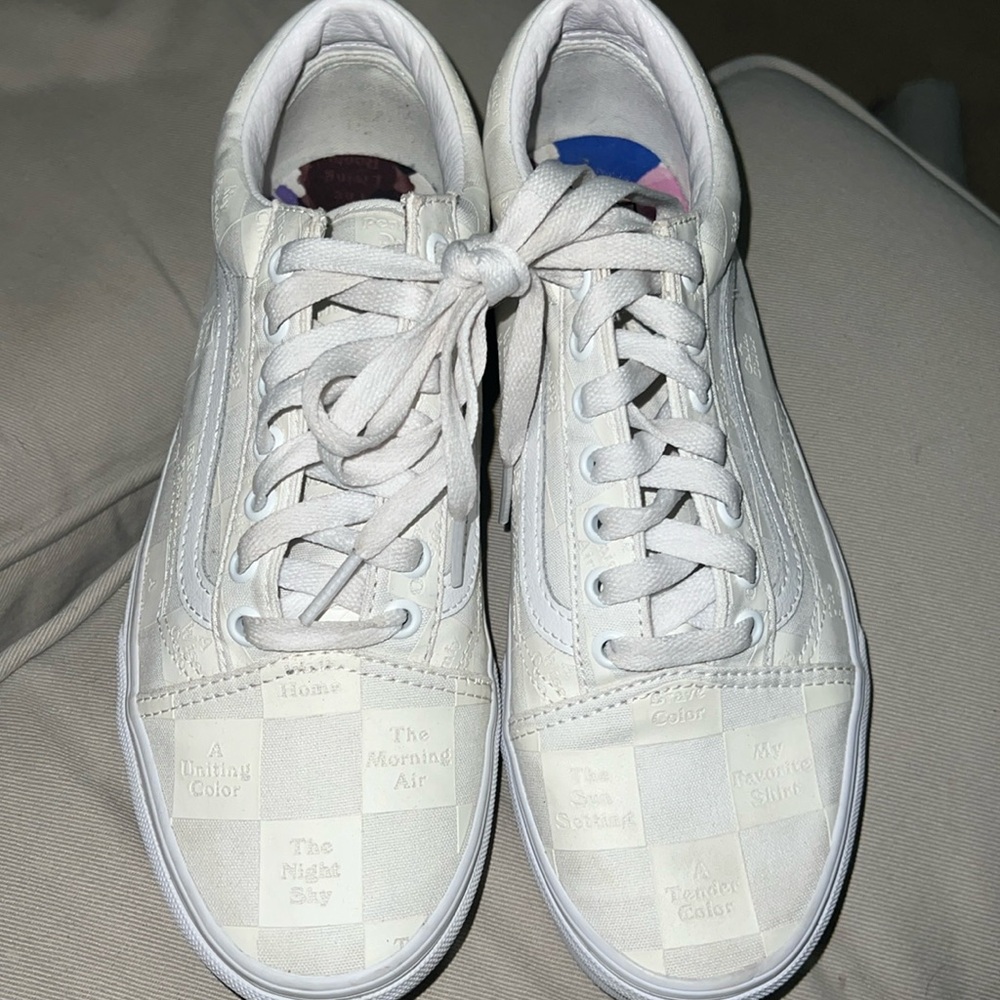Vans My Favorite Movie The Morning Air Womens Shoes White Size 10